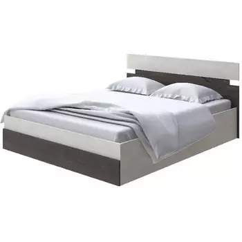 Без бренда Кровать Milton с подъемным механизмом (ЛДСП Дуб Шамони светлый (124)/Дуб Кантербери) 180x200 PROxSON