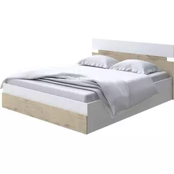 Без бренда Кровать Milton с подъемным механизмом (ЛДСП Белый/Бунратти) 180x200 PROxSON