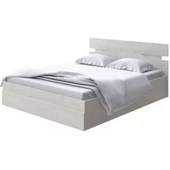 Без бренда Кровать Milton с подъемным механизмом (ЛДСП Дуб Шамони светлый) 180x200 PROxSON