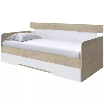 Без бренда Кровать-Софа Milton (ЛДСП Бунратти/Белый) 90x200 PROxSON