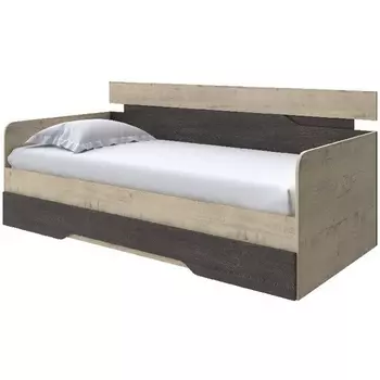 Без бренда Кровать-Софа Milton (ЛДСП Бунратти/Дуб Кантербери) 120x200 PROxSON