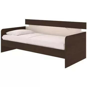 Без бренда Кровать-Софа Milton (ЛДСП Дуб Венге/Дуб Шамони светлый) 120x190 PROxSON