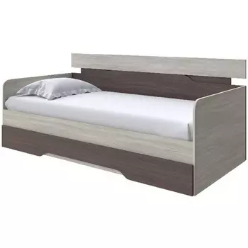 Без бренда Кровать-Софа Milton (ЛДСП Ясень Шимо Светлый/Ясень Шимо Темный) 120x200 PROxSON