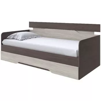 Без бренда Кровать-Софа Milton (ЛДСП Ясень Шимо Темный/Ясень Шимо Светлый) 120x200 PROxSON