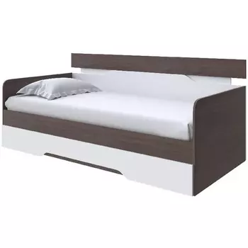 Без бренда Кровать-Софа Milton (ЛДСП Ясень Шимо Темный/Белый) 90x200 PROxSON