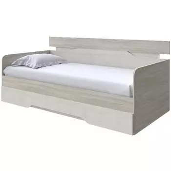 Без бренда Кровать-Софа Milton (ЛДСП Ясень Шимо Светлый/Дуб Шамони светлый) 120x200 PROxSON