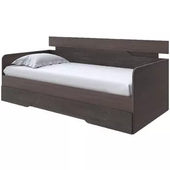 Без бренда Кровать-Софа Milton (ЛДСП Ясень Шимо Темный/Дуб Кантербери) 120x200 PROxSON