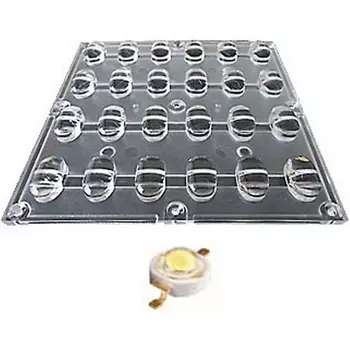 Блок линз 24BST-E (120x40°, 24x LED) (Turlens) 012519 Arlight