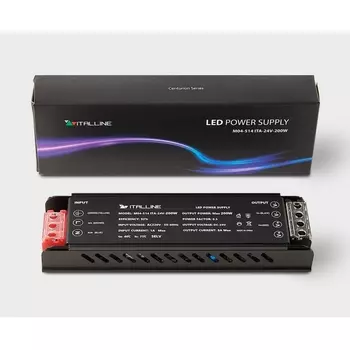 Блок питания 200W к светодиодным лентам M04-509/510/511/512 Italline M04-514 ITA-24V-200W