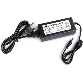 Блок питания Ambrella Illumination GS8520 для светодиодной ленты с вилкой 12V 48W 4A IP20 100-240V