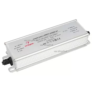 Блок питания ARPV-24250-A1 (24V, 10.4A, 250W) (Arlight, IP67 Металл) 031514