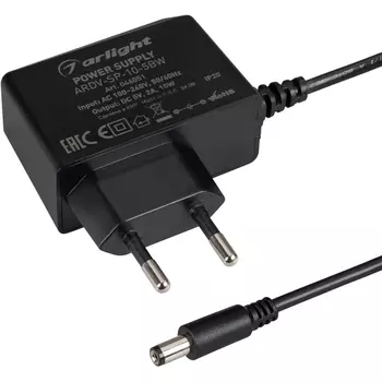 Блок питания ARDV-SP-10-5BW (5V, 2A, 10W) (Arlight, Адаптер) 046051