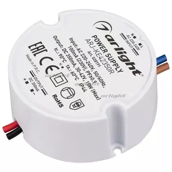 Блок питания 220V ARJ-KE42350R (15W, 350mA, PFC) (Arlight, IP44 Пластик) 028191