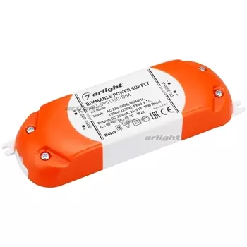 Блок питания ARJ-SP51350-DIM (18W, 350mA, PFC, Triac) (IP20 Пластик) Arlight ARJ 022296