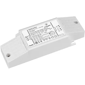 Блок питания ARJ-SP-34-PFC-1-10V-INS (34W, 500-800mA) (Arlight, IP20 Пластик) 027584