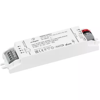 Блок питания ARJ-SP-36-PFC-DALI2-NFC-PD-WR (36W, 3-50V, 0.15-0.9A) (Arlight, IP20 Пластик) 050107