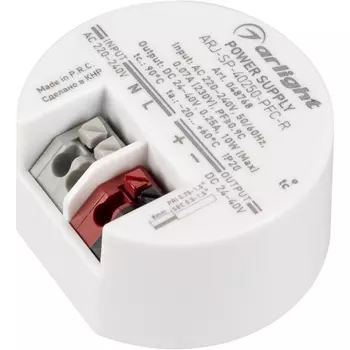 Блок питания ARJ-SP-40250-PFC-R (10W, 24-40V, 250mA) (Arlight, IP20 Пластик, 5 лет) 048768