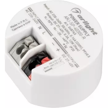 Блок питания ARJ-SP-40300-R (12W, 27-40V, 300mA) (Arlight, IP20 Пластик, 5 лет) 048765