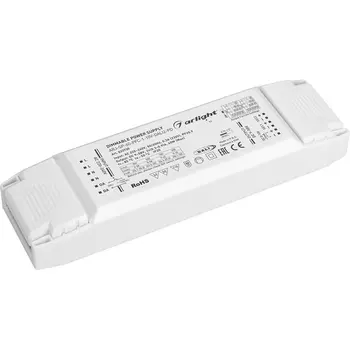 Блок питания ARJ-SP-60-PFC-1-10V-DALI2-PD (60W, 9-58V, 2x0.3-0.9A) (Arlight, IP20 Пластик, 5 лет) 033730