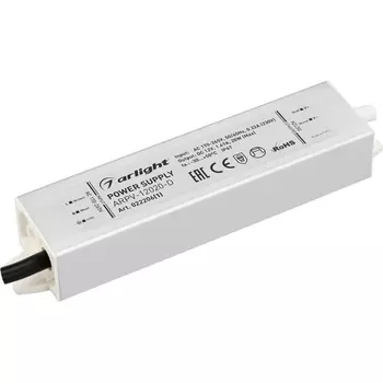 Блок питания ARPV-12020-D (12V, 1.7A, 20W) (Arlight, IP67 Металл, 3 года) 022206(1)