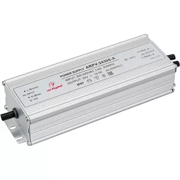 Блок питания ARPV-24300-A (24V, 12.5A, 300W) (Arlight, IP67 Металл) 023070(1)