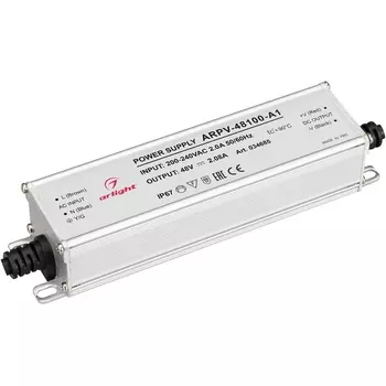 Блок питания ARPV-48100-A1 (48V, 2.08A, 100W) (Arlight, IP67 Металл) 034685