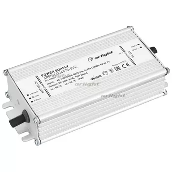 Блок питания ARPV-LG24075-PFC (24V, 3.1A, 75W) (IP67 Металл) 028884 (Arlight)