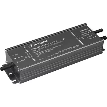 Блок питания ARPV-LG24250-PFC-0-10V-CV-CC (24V, 10.4A, 250W) (Arlight, IP67 Металл, 5 лет) 036936
