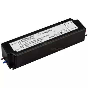 Блок питания ARPV-LV12060 (12V, 5.0A, 60W) (Arlight, IP67 Пластик, 2 года) 011000