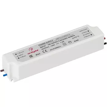 Блок питания ARPV-LV24035-A (24V, 1.5A, 35W) (Arlight, IP67 Пластик, 3 года) 018980(1)