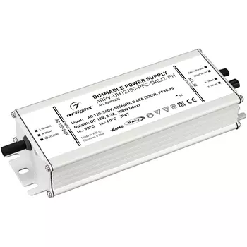 Блок питания ARPV-UH12100-PFC-DALI2-PH (12V, 8.3A, 100W) (Arlight, IP67 Металл) 029513(2)
