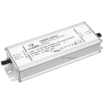 Блок питания ARPV-UH12150-PFC (12V, 12.5A, 150W) (Arlight, IP67 Металл) 024269