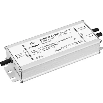 Блок питания ARPV-UH24240-PFC-0-10V (24V, 10.0A, 240W) (Arlight, IP67 Металл) 024143(1)