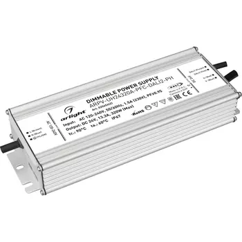 Блок питания ARPV-UH24320A-PFC-DALI2-PH (24V, 13.3A, 320W) (Arlight, IP67 Металл) 025654(2)