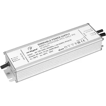 Блок питания ARPV-UH24320A-PFC-DALI-PH (24V, 13.3A, 320W) (Arlight, IP67 Металл, 7 лет) 025654(1)