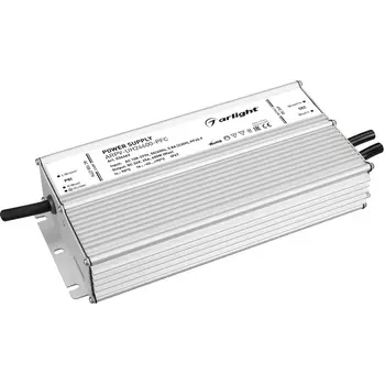 Блок питания ARPV-UH24600-PFC (24V, 25A, 600W) (Arlight, IP67 Металл) 034463
