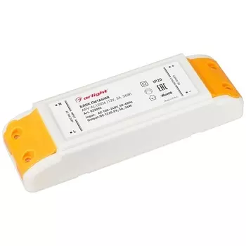 Блок питания ARV-AL12036 (12V, 3A, 36W) Arlight ARV 022092