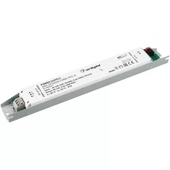 Блок питания ARV-SP24060-LONG-PFC-A (24V, 2.5A, 60W) (Arlight, IP20 Металл) 025594(1)