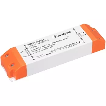 Блок питания ARV-SP-12060-PFC (12V, 5A, 60W) (Arlight, IP20 Пластик) 039242