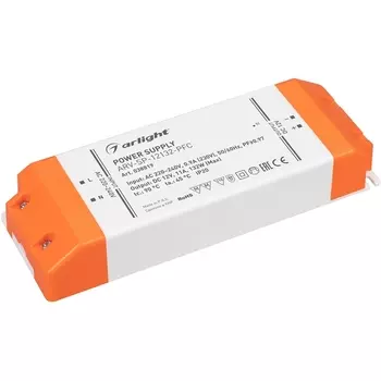 Блок питания ARV-SP-12132-PFC (12V, 11A, 130W) (Arlight, IP20 Пластик) 038819
