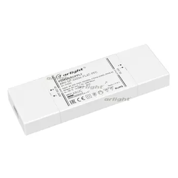 Блок питания ARV-SP-24036-FLAT-PFC (24V, 1.5A, 36W) (Arlight, IP20 Пластик) 033260
