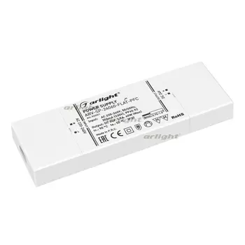 Блок питания ARV-SP-24060-FLAT-PFC (24V, 2.5A, 60W) (Arlight, IP20 Пластик) 033261