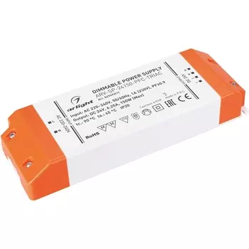 Блок питания ARV-SP-24150-PFC-TRIAC (24V, 6.25A, 150W) (Arlight, IP20 Пластик) 029493(1)