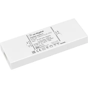 Блок питания ARV-SP-48024-FLAT-PFC (48V, 0.5A, 24W) (Arlight, IP20 Пластик) 052079