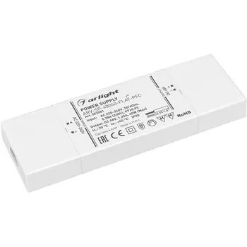 Блок питания ARV-SP-48060-FLAT-PFC (48V, 1.25A, 60W) (Arlight, IP20 Пластик) 052081