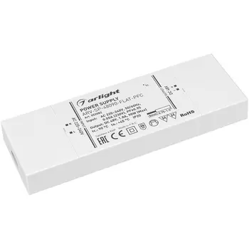 Блок питания ARV-SP-48090-FLAT-PFC (48V, 1.8A, 90W) (Arlight, IP20 Пластик) 052082