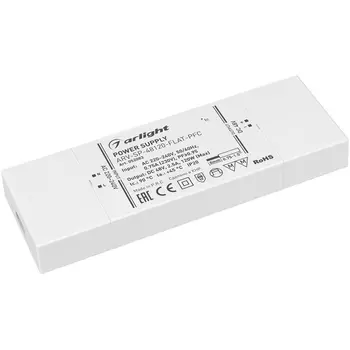 Блок питания ARV-SP-48120-FLAT-PFC (48V, 2.5A, 120W) (Arlight, IP20 Пластик) 052083