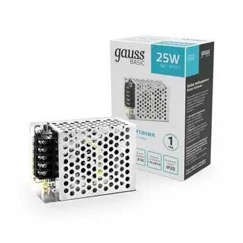 Блок питания Basic 12V 25W BT501 (Gauss)