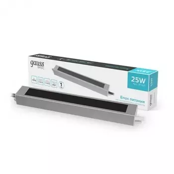 Блок питания 12V 25W IP67 Gauss Basic BT521