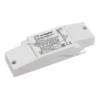 Блок питания ARJ-15-PFC-TRIAC-A (15W, 200-350mA) (Arlight, IP20 Пластик, 5 лет) 026046